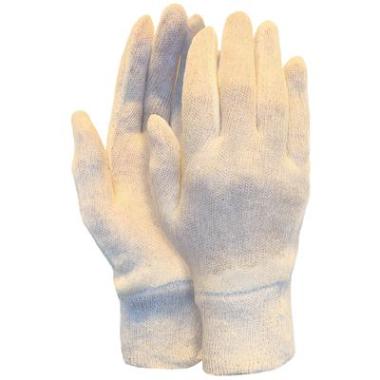 Interlock handschoen, herenmaat met manchet (280 grams) (per 1 dozijn)