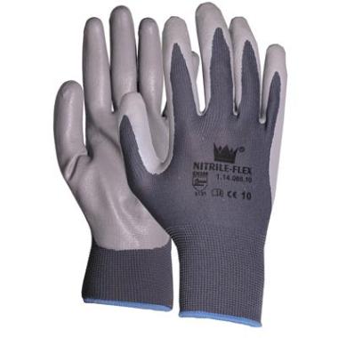 Nitrile-Flex handschoen (per 12 paar)
