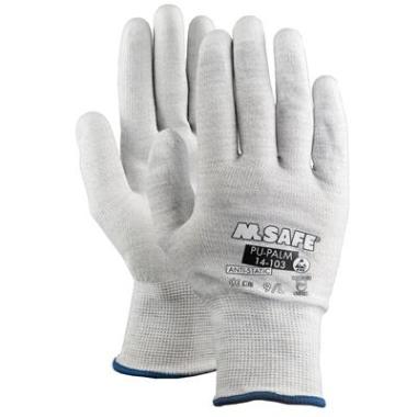 M-Safe PU-Palm 14-103 handschoen (per 12 paar)