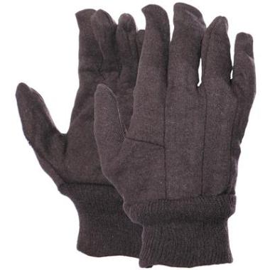 Jersey handschoen bruin 255 grams (per 1 dozijn)