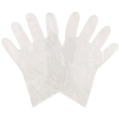 Polyethyleen handschoen transparant, 100 stuks in PE zakje (per 1 dispenser)
