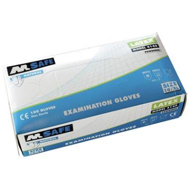 M-Safe 4140 disposable latex handschoen (per 1 dispenser)
