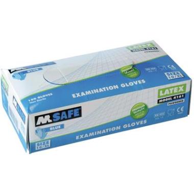 M-Safe 4161 disposable latex handschoen (per 1 dispenser)
