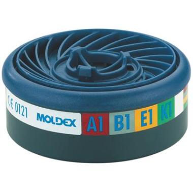 Moldex 940001 gas- en dampfilter A1B1E1K1 (per 10 stuks)