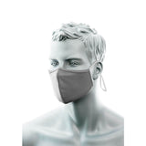 2-laags anti microbieel gezichtsmasker met neusbrug.